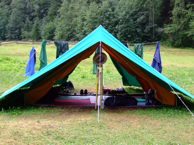 Una tenda di Pattuglia
